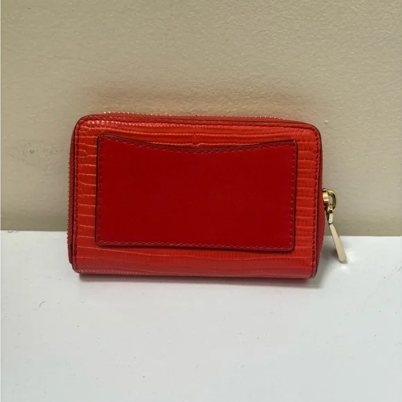 Michael Kors Vibrant Red Textured Wallet - Picture 3 of 7